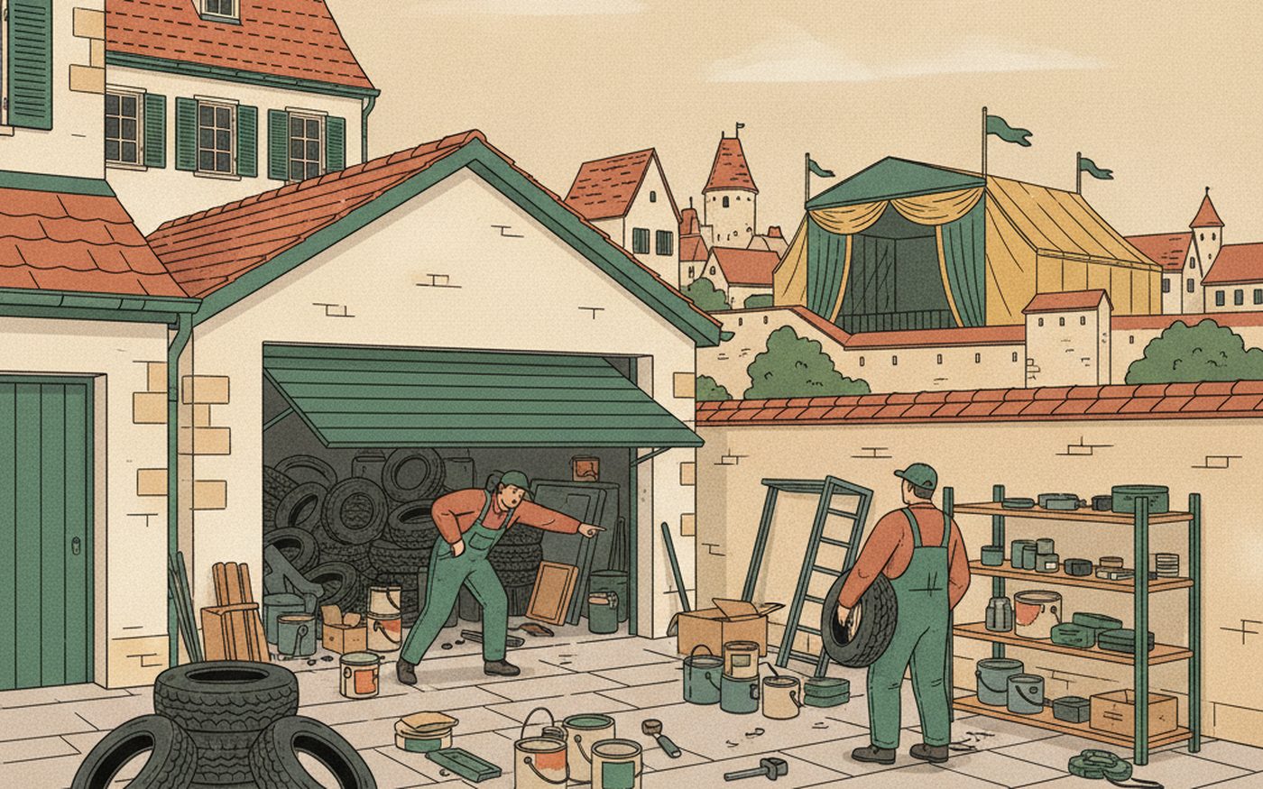 Garage entrümpeln Recklinghausen – unser Team im Einsatz