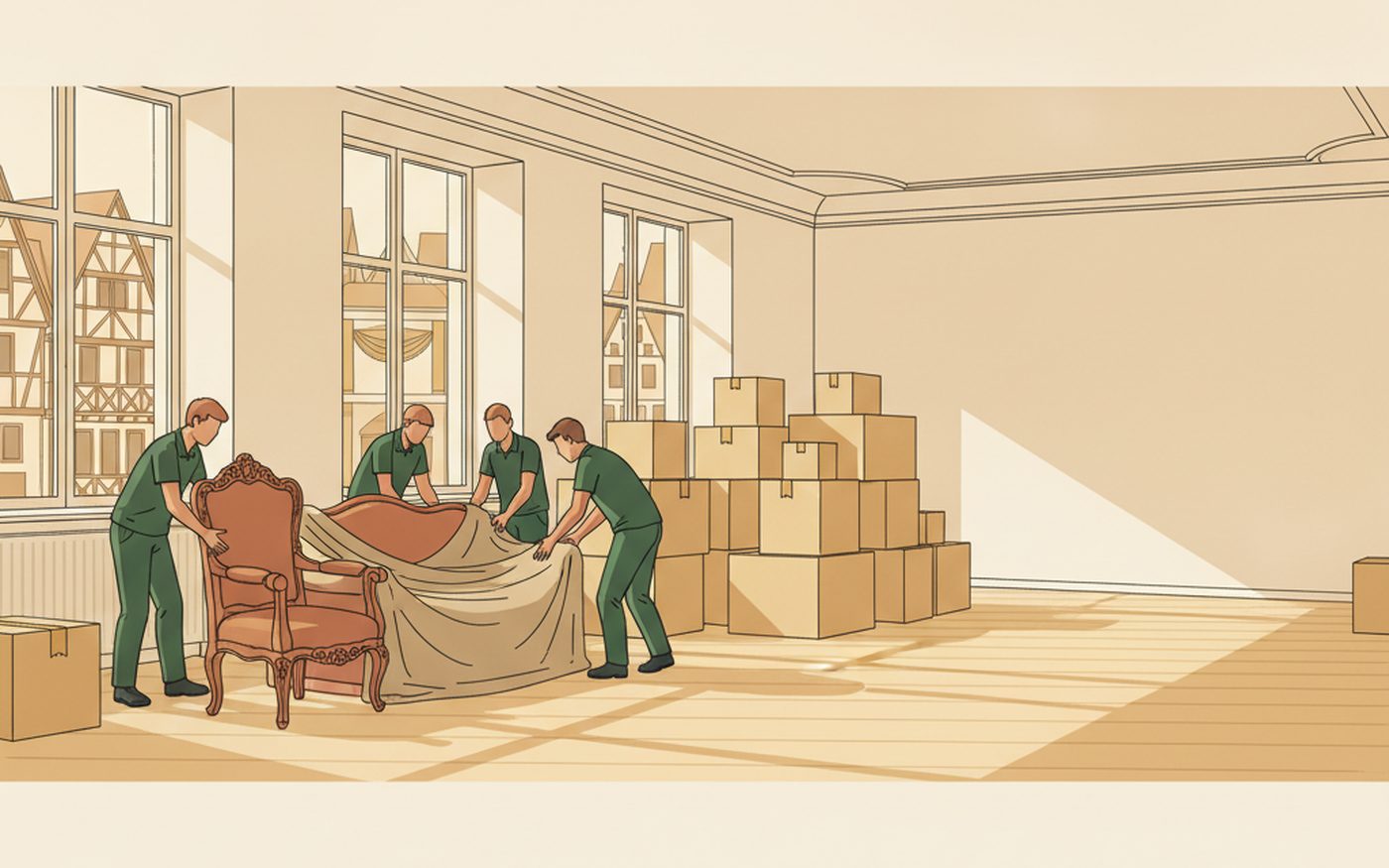 Haus entrümpeln Recklinghausen – unser Team bei der Arbeit in Recklinghausen